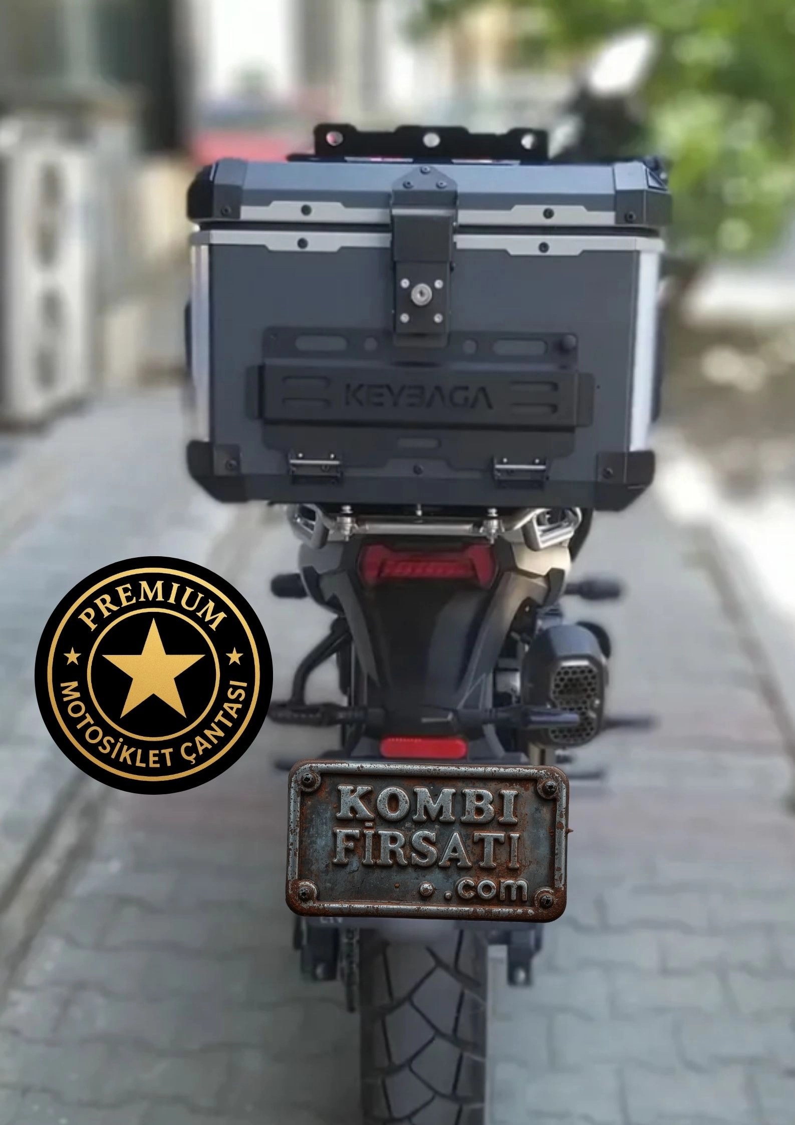 Alüminyum Motosiklet Arka Çantası 45 LT Top Case – KBG-01