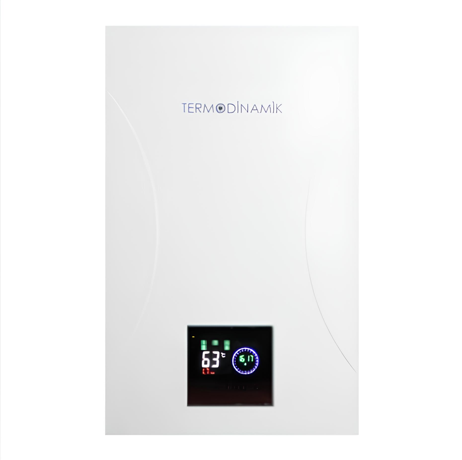 DEK 14 (Trifaze -380 w) Termodinamik Elektrikli Kombi (Isıtma+Sıcak Su)