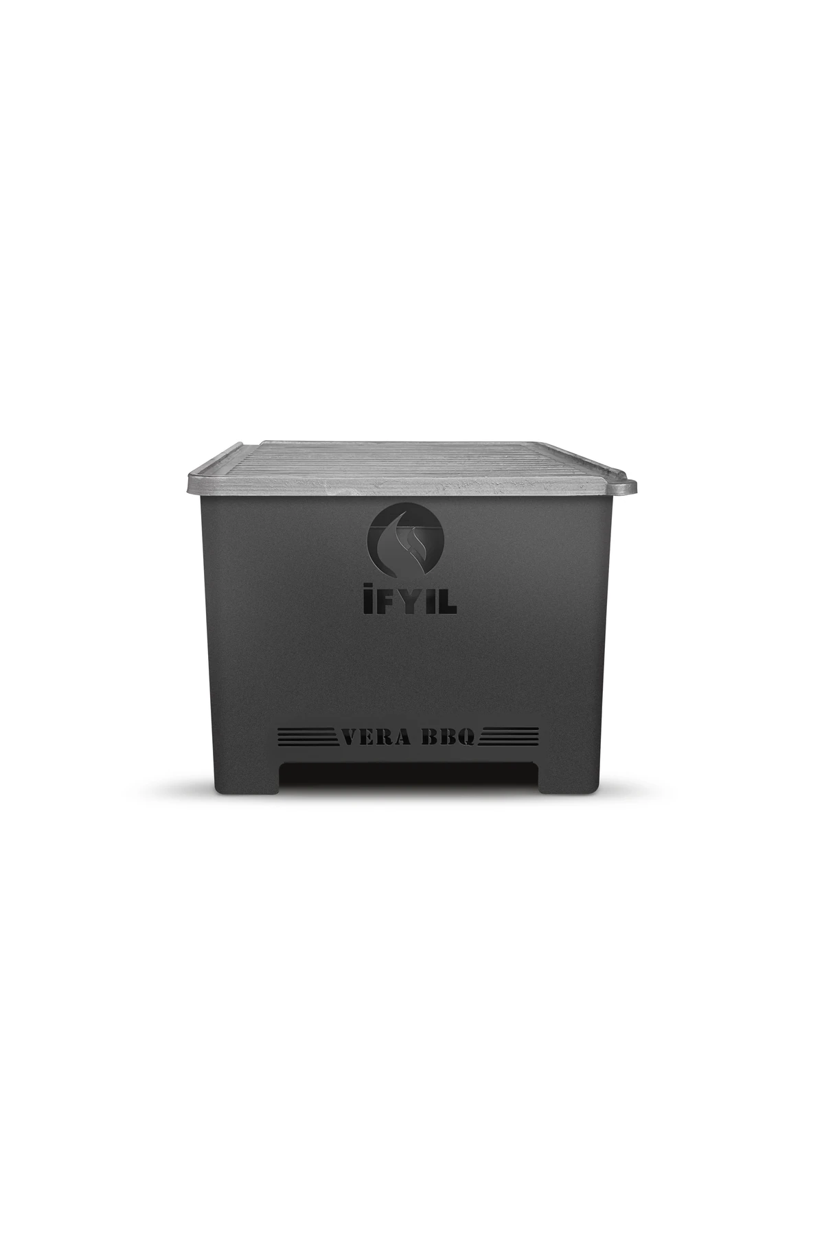 İFYIL Vera BBQ Siyah Pelet Yakıtlı Döküm Izgaralı Dumansız Mangal ve Barbekü 